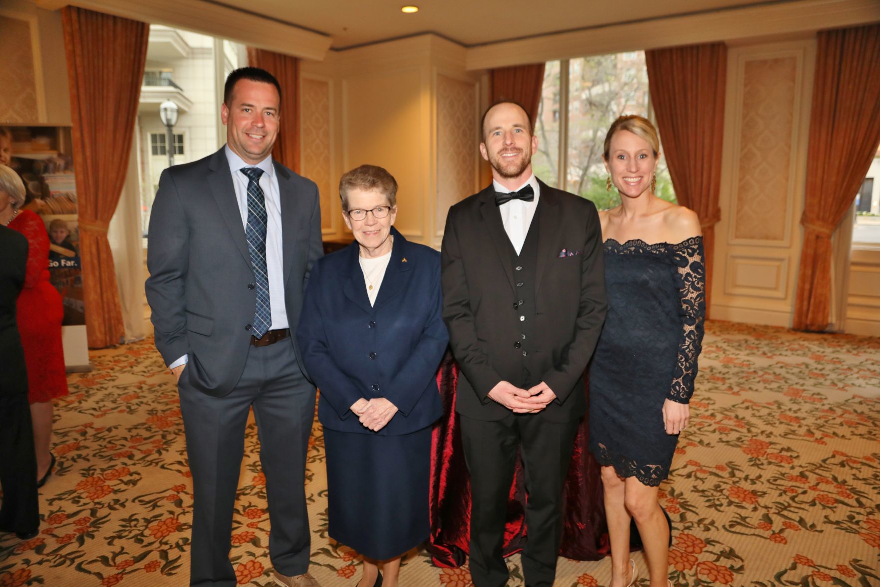 Brian McGee, Sister Maureen McGuire, Matt and Kim Trost